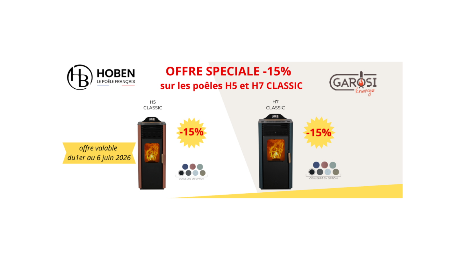 Offre Flash Promotion H5 et H7 HOBEN