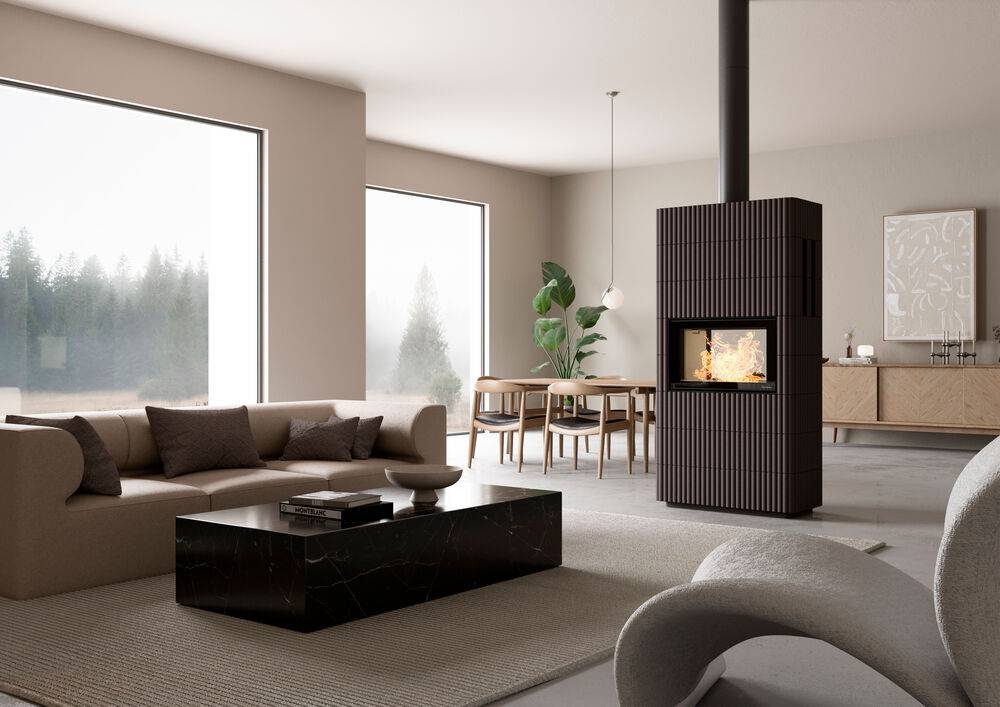 Poêle à bois de chez Nordpeis