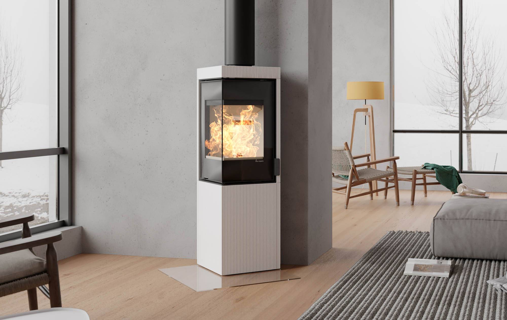 Poêle à bois Nordpeis Quadro Colorado Exclusive