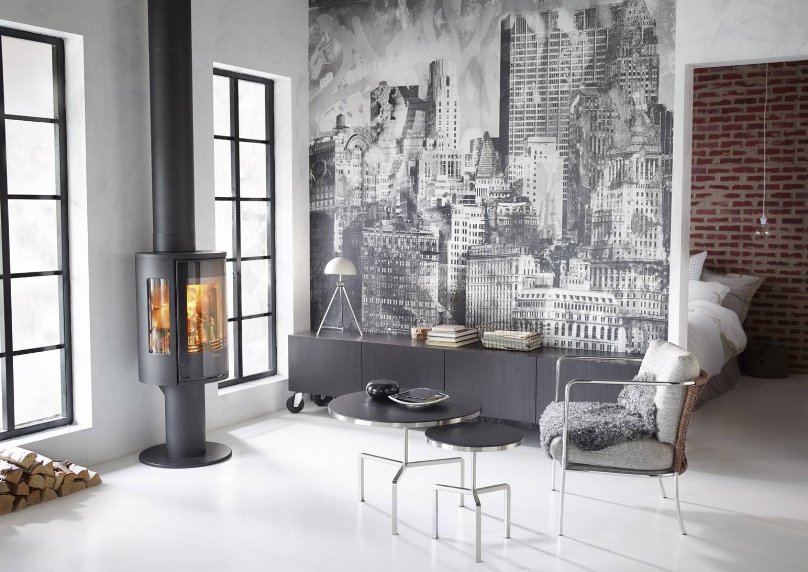 Poêle à bois Contura 586G noir 