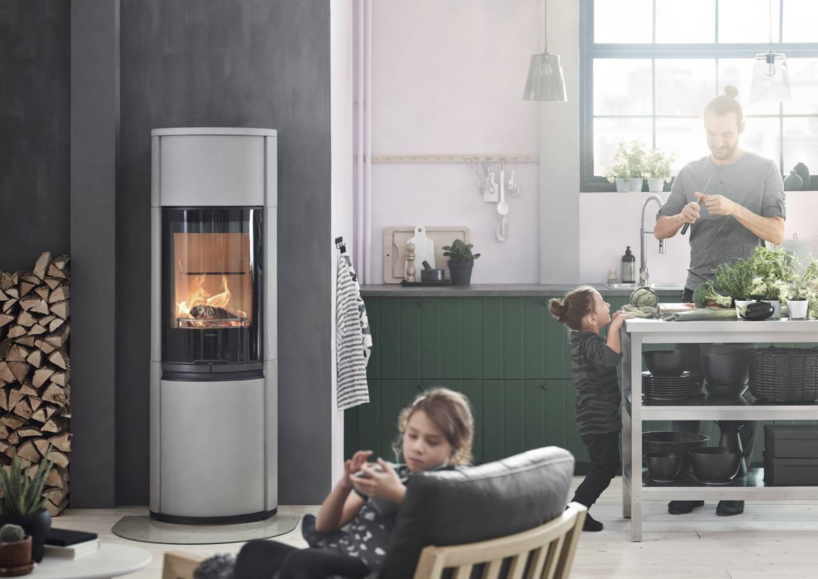 Poêle à bois Contura 690AG 