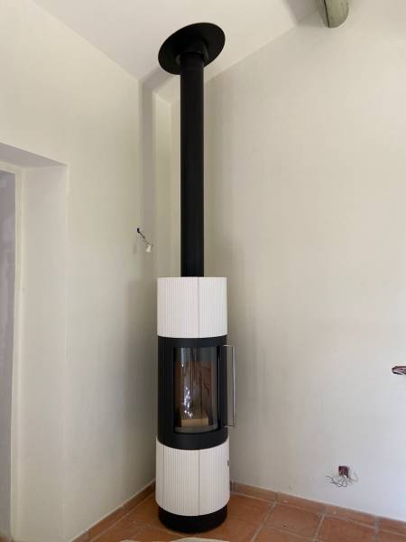 Hase Osaka acier noir céramique plisée 