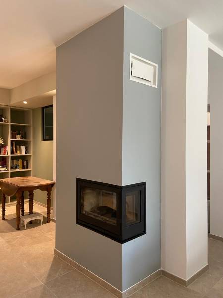 Création Insert Contura i8 angle droit