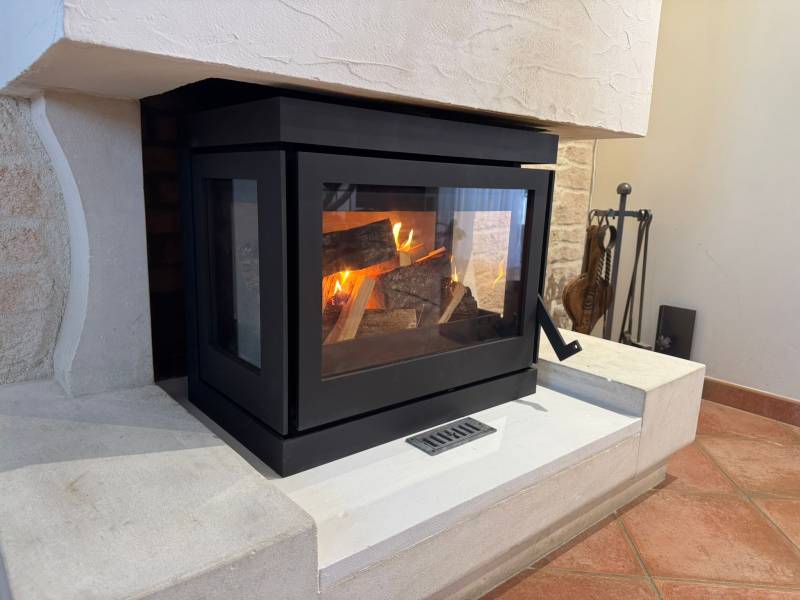 Réalisation du poêle a bois barabs paronama 65