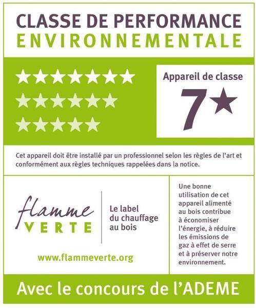 Qu'est ce que le label flamme verte 7* ?
