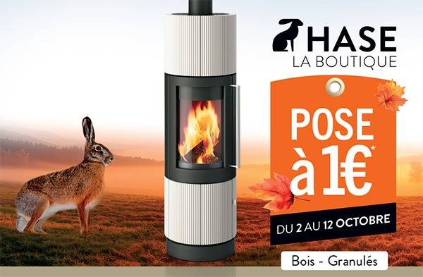 Offre Promotionelle Poele à Bois HASE chez Garosi Energie